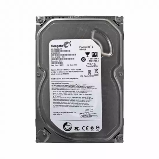 Refurbished Seagate 500gb 5.9k rpm 3g 3.5 inch sata hard disk ST3500312CS 9GW132-671