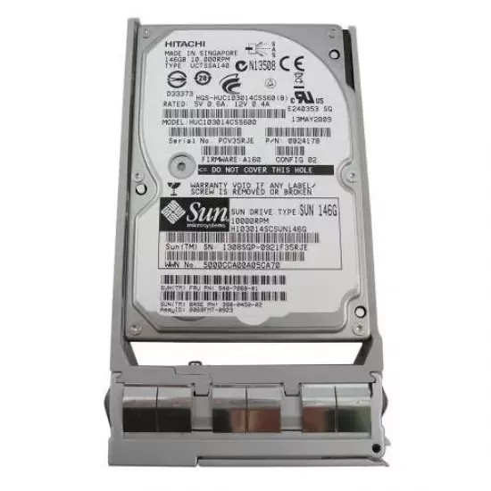 Refurbished Sun 146GB 10K RPM 2.5 SAS HDD 540-7864-01