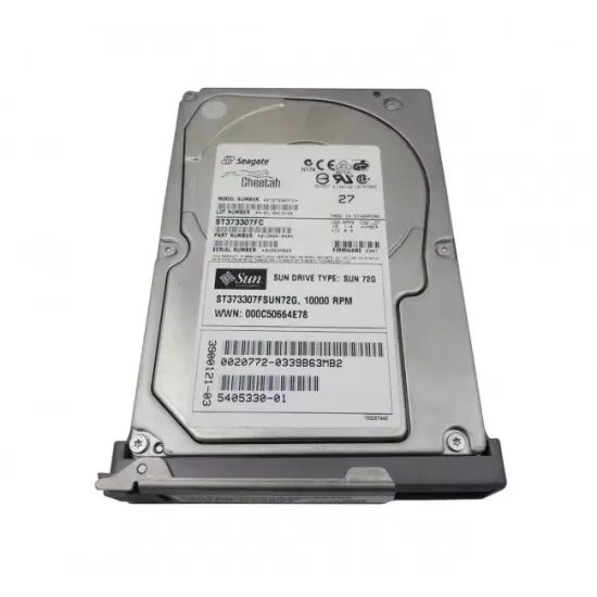 Refurbished SUN 73GB 10K RPM 2G 3.5 Inch FC HDD 5404519-01 390-0073-05