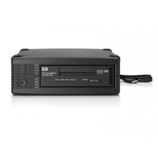 HP DAT320 160-320GB USB HH External Tape Drive AJ823A